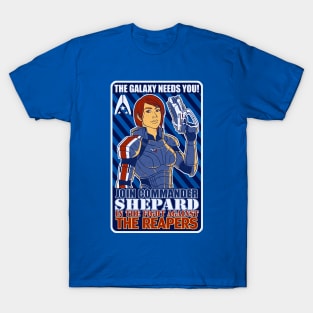 JOIN COMMANDER SHEPARD T-Shirt